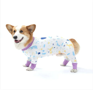 Dog Long Sleeve Homewear Pet Four-legged Clothes