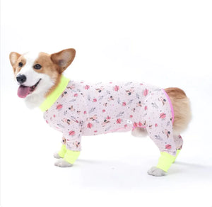 Dog Long Sleeve Homewear Pet Four-legged Clothes